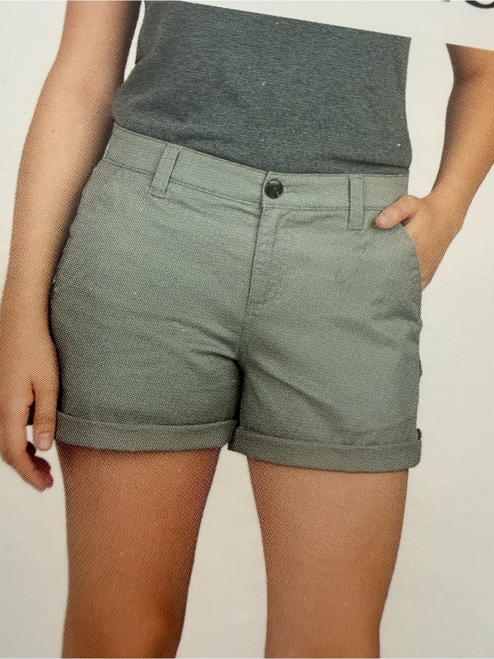 Boston Proper Olive Rolled-Hem Bermuda Shorts - NWT